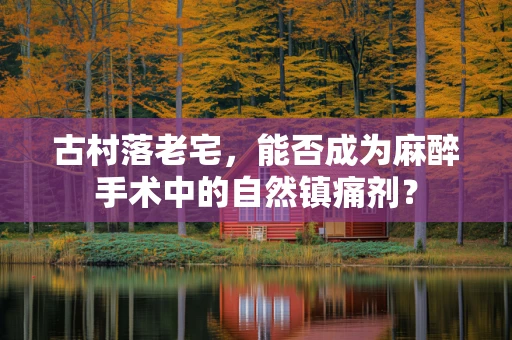 古村落老宅，能否成为麻醉手术中的自然镇痛剂？